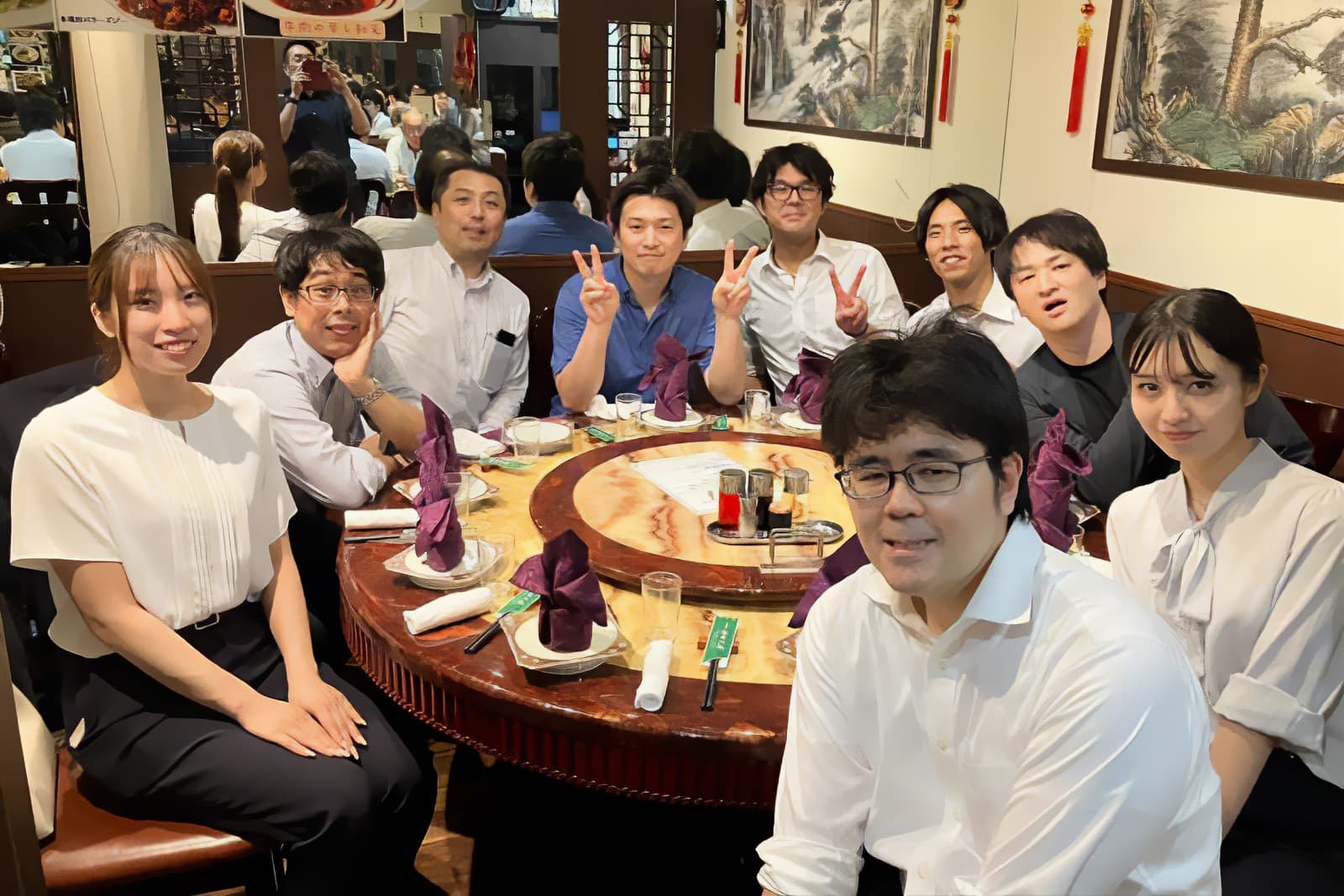 会食の様子